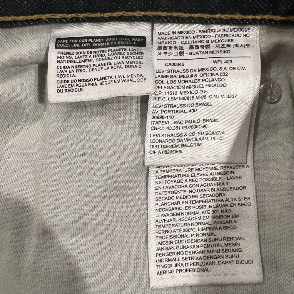 559™ RELAXED STRAIGHT FIT MEN'S JEANS range dark wash Sz 34x34 like new